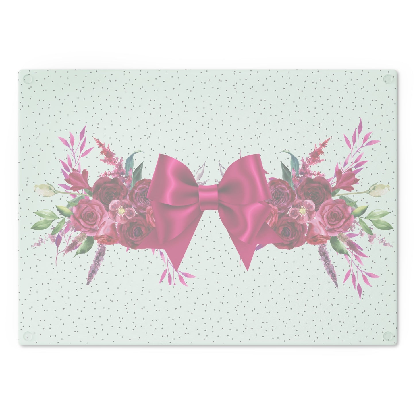 Floral Bow Cutting Board