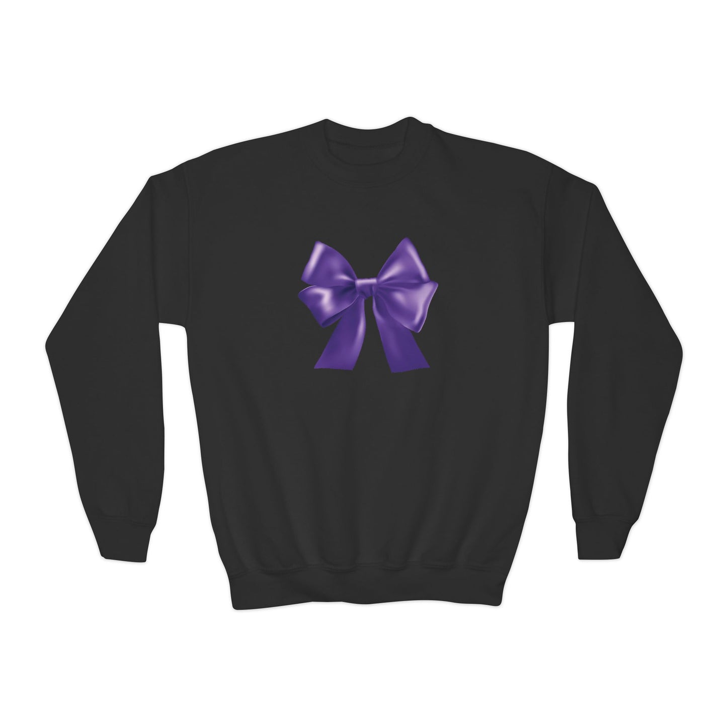 Purple Bow Sweatshirt (Kids)