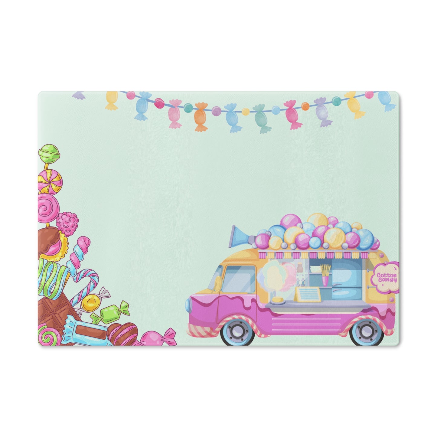 Candy land Cutting Board (mint)