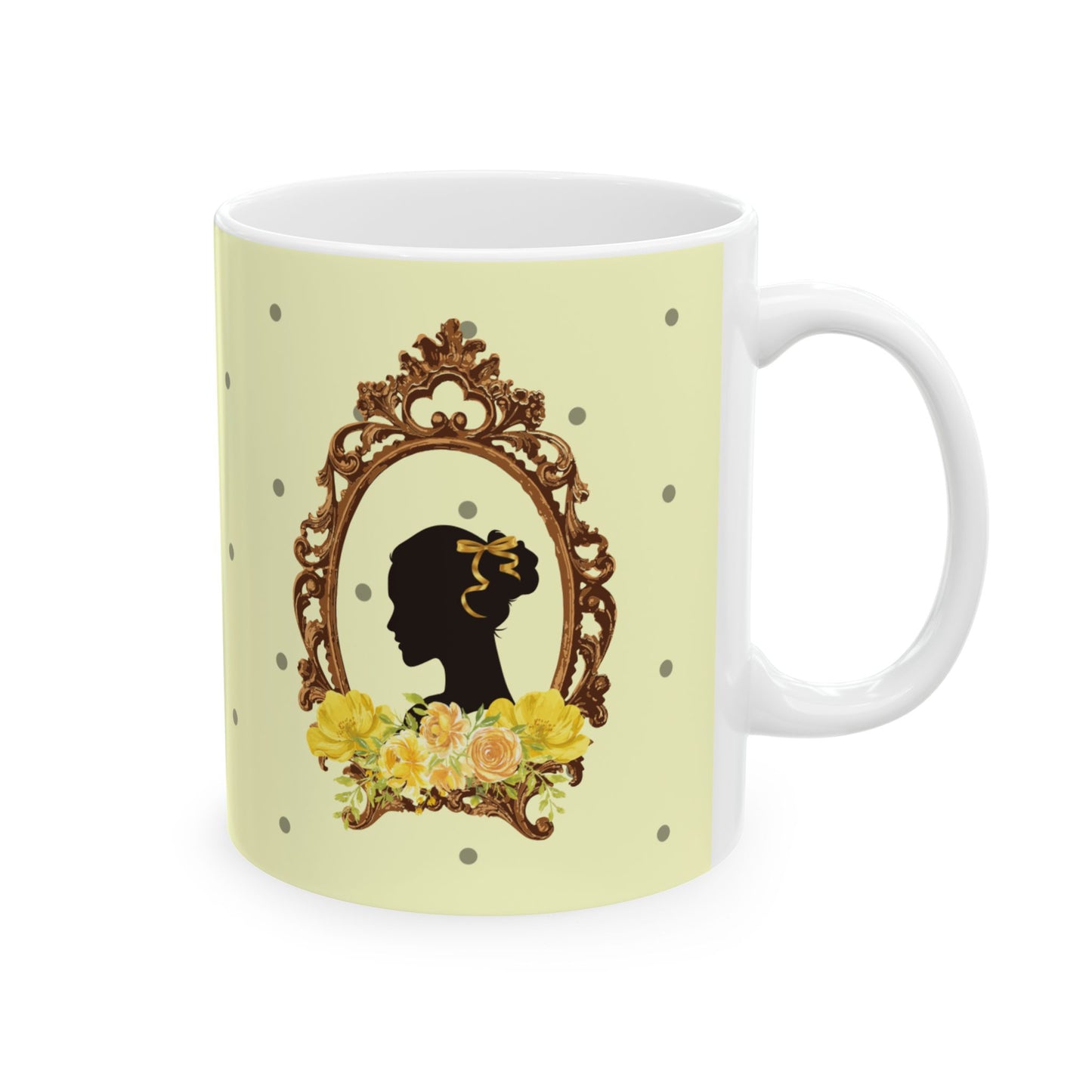 Lady's Yellow Mug