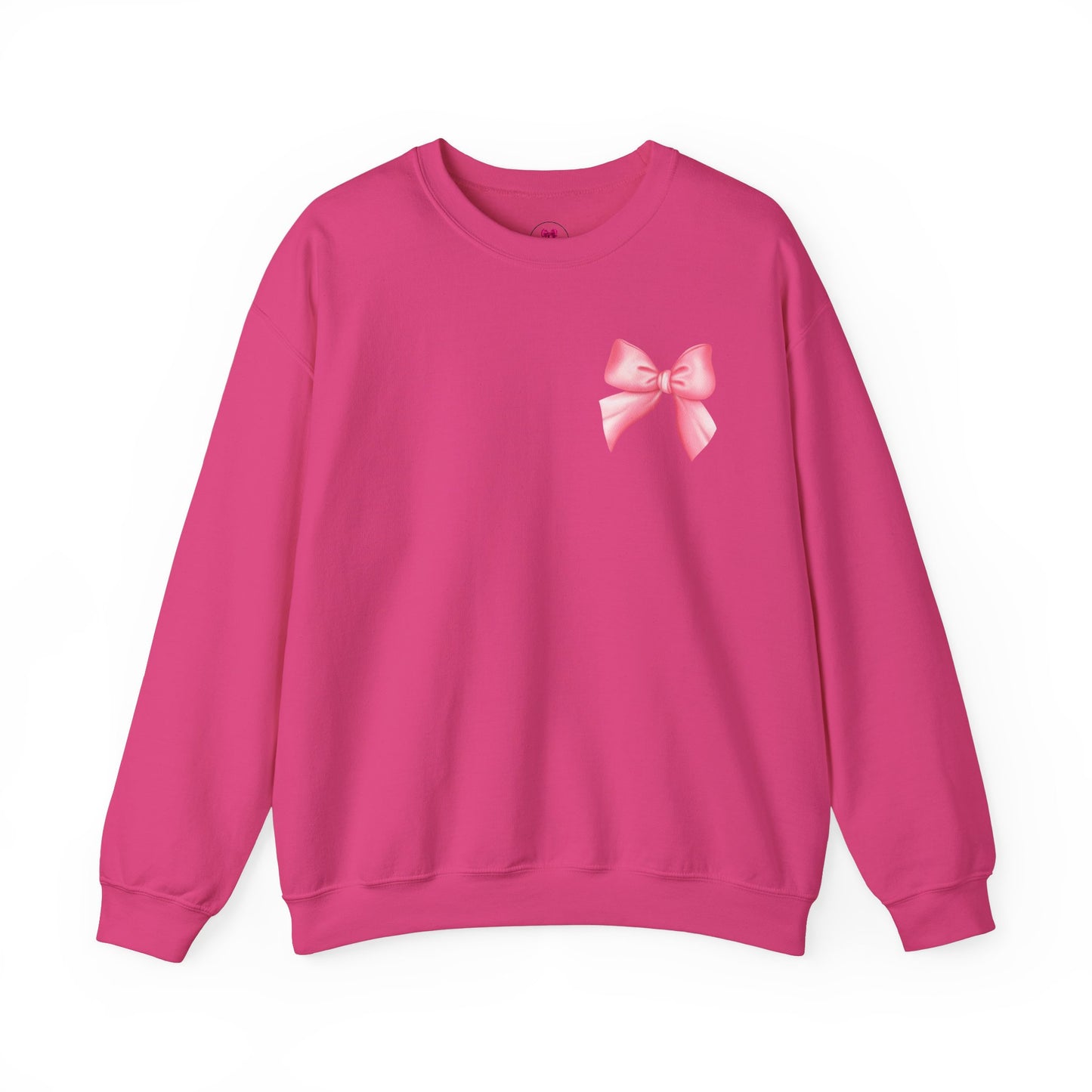 Texture Bow Sweatshirt