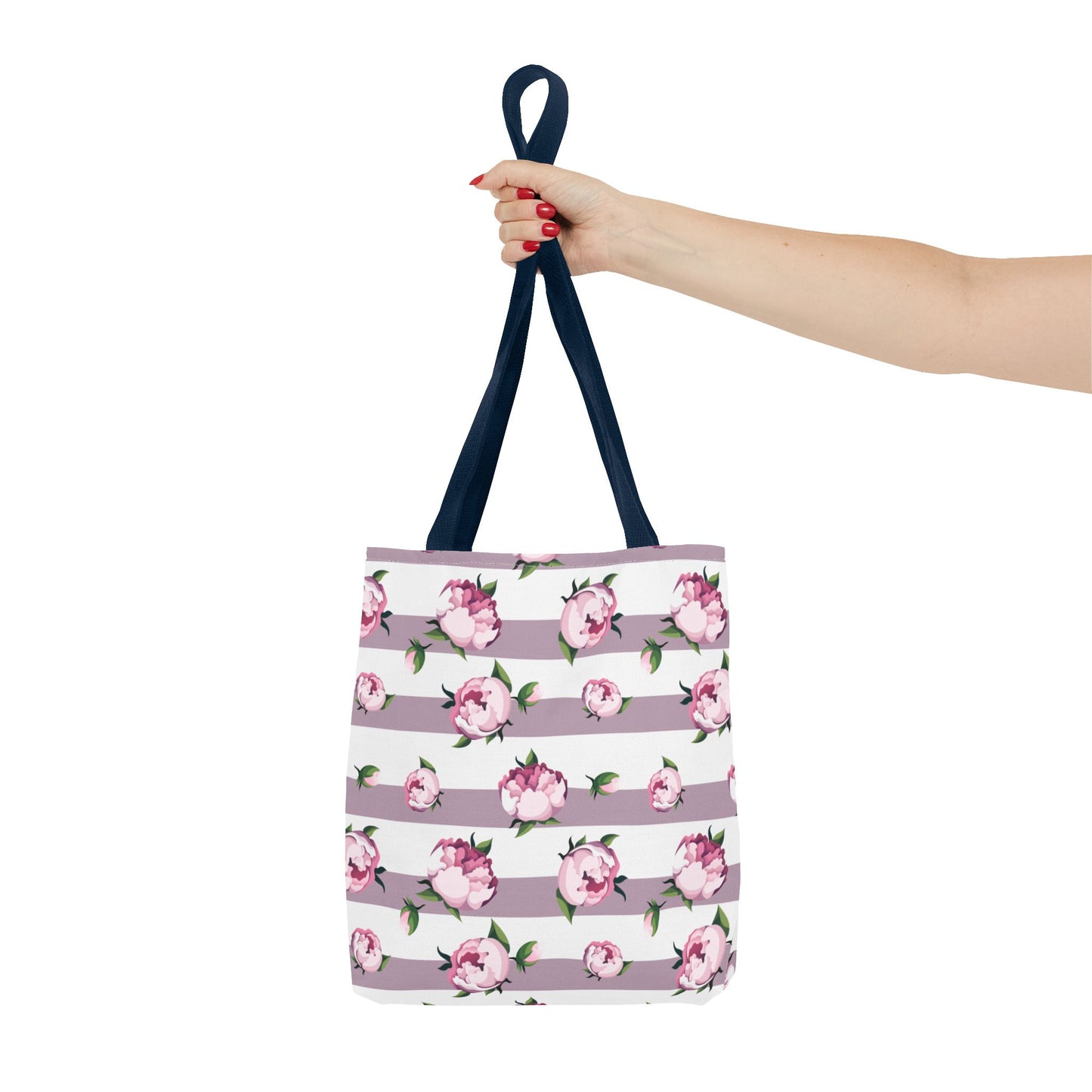 Floral Tote-Mauve