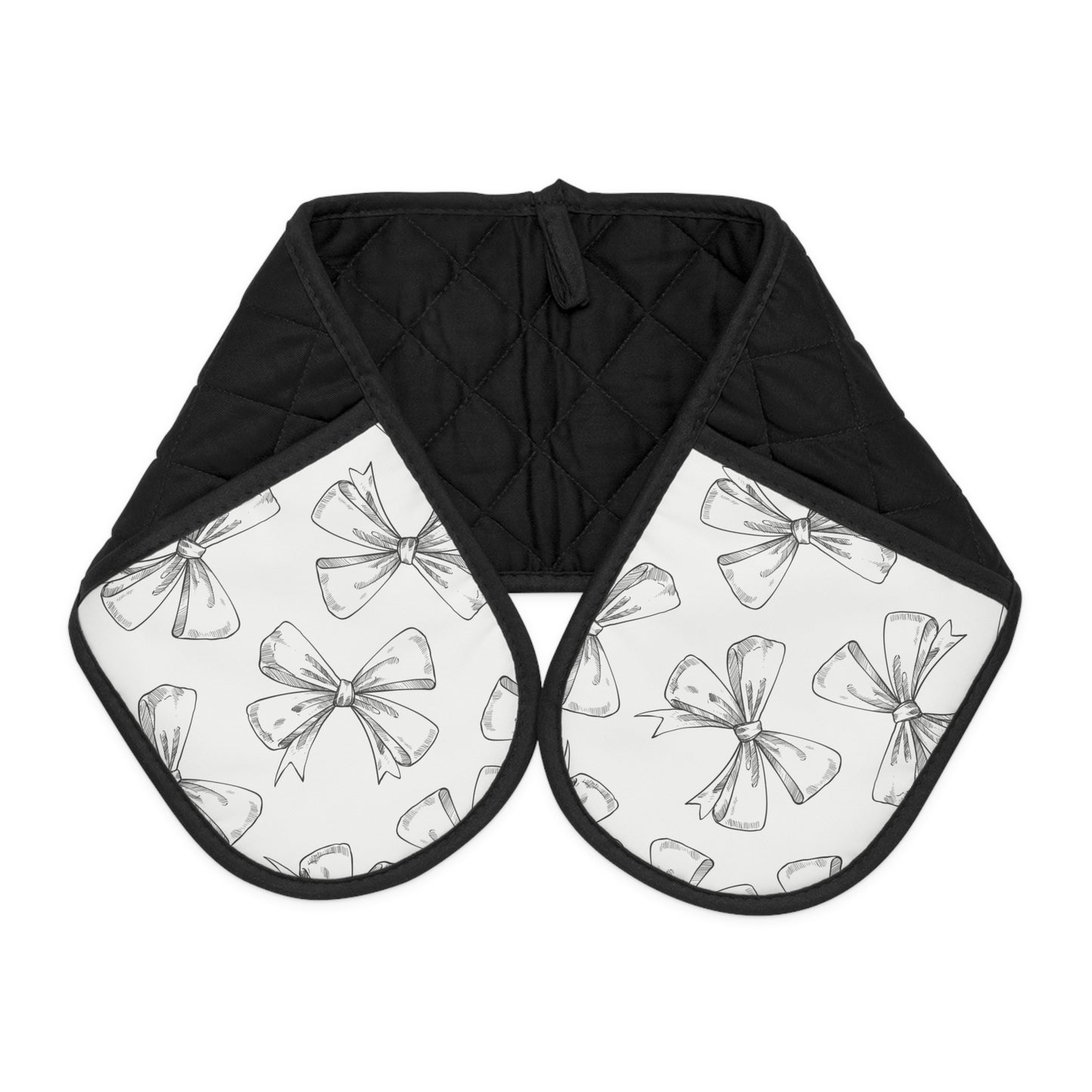 B&W Bow Oven Mitts