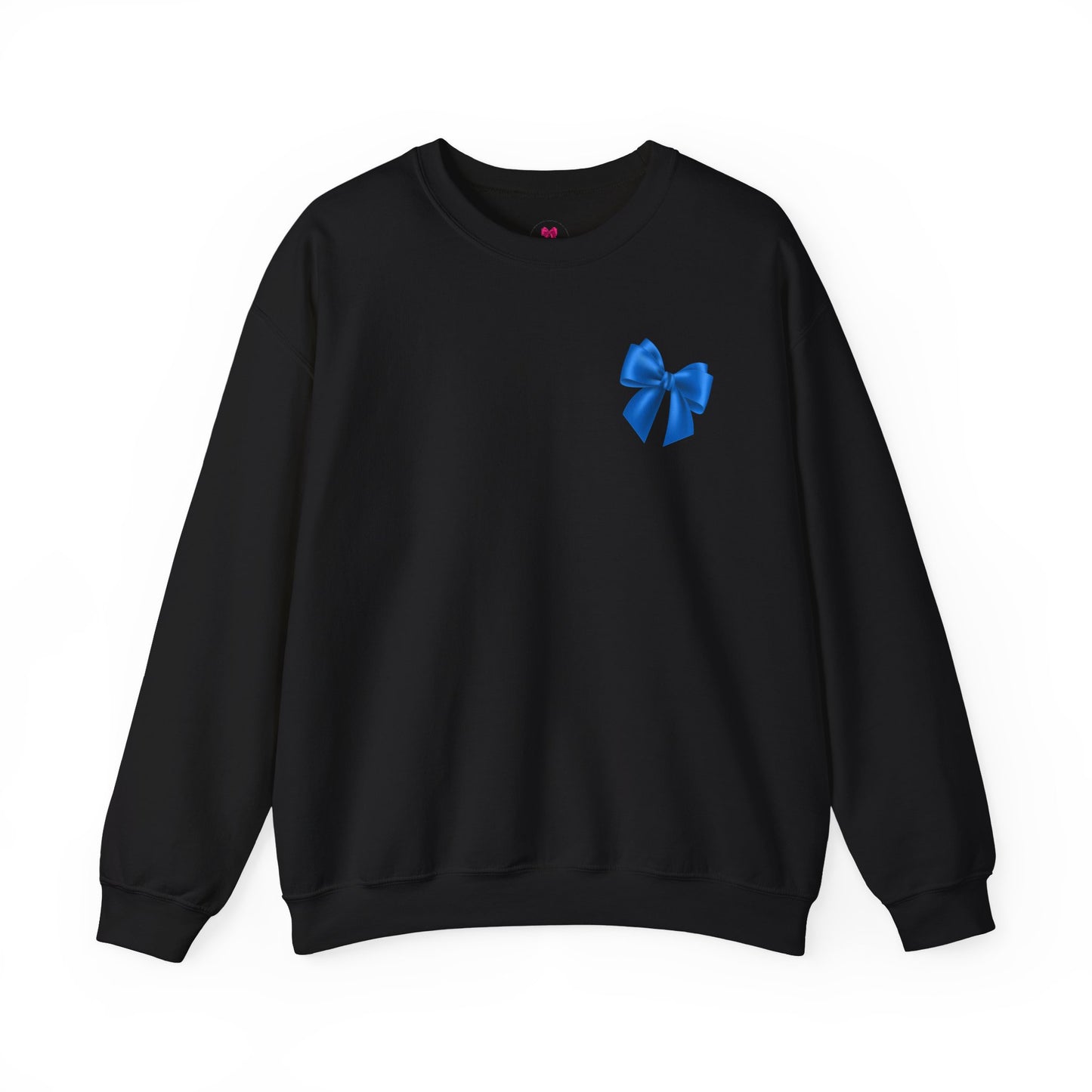 Blue Bow Sweatshirt