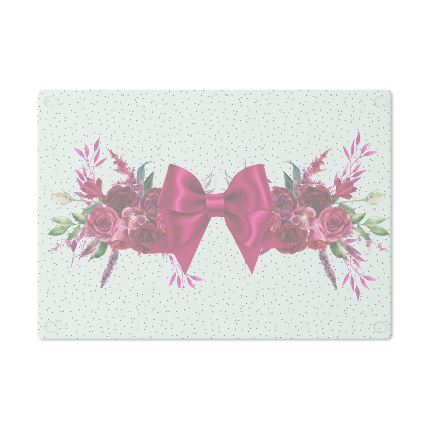 Floral Bow Cutting Board