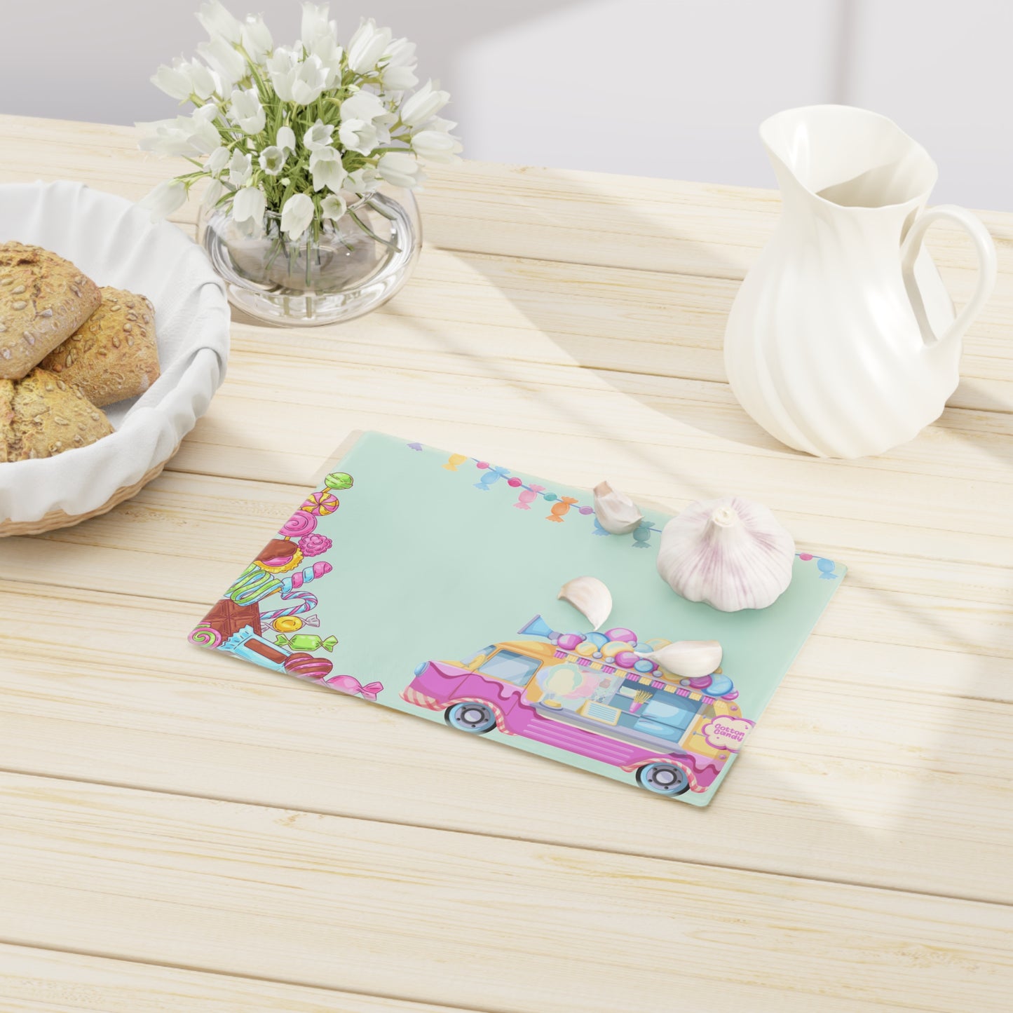 Candy land Cutting Board (mint)