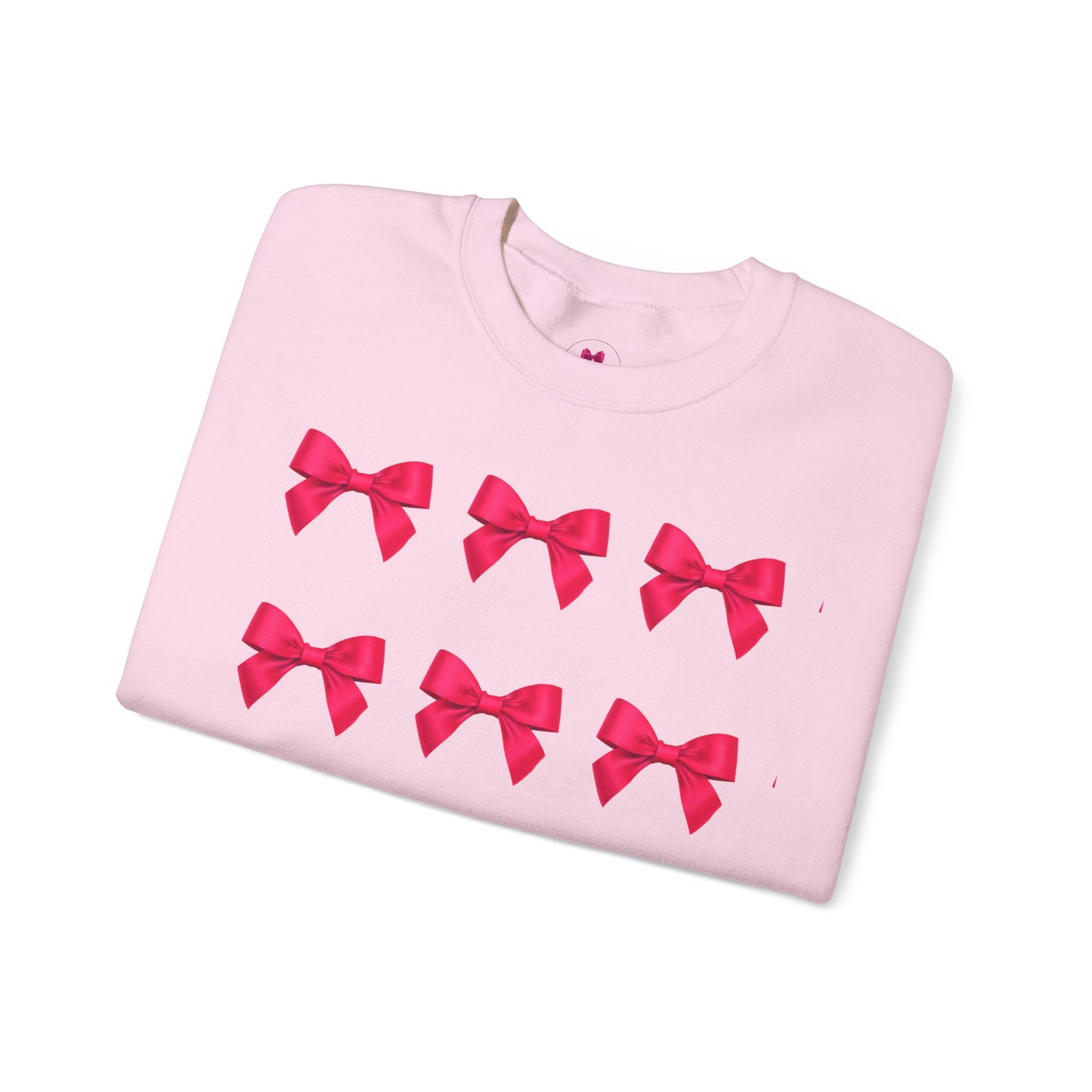 Hot Pink Bow Sweatshirt-3