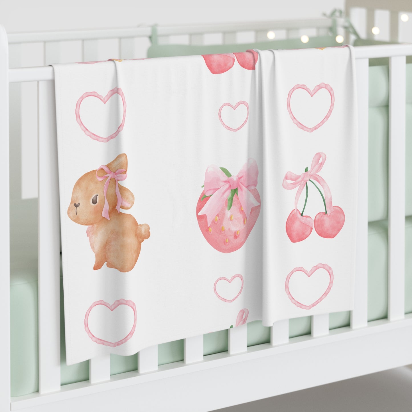 Bunny n Bows Blanket