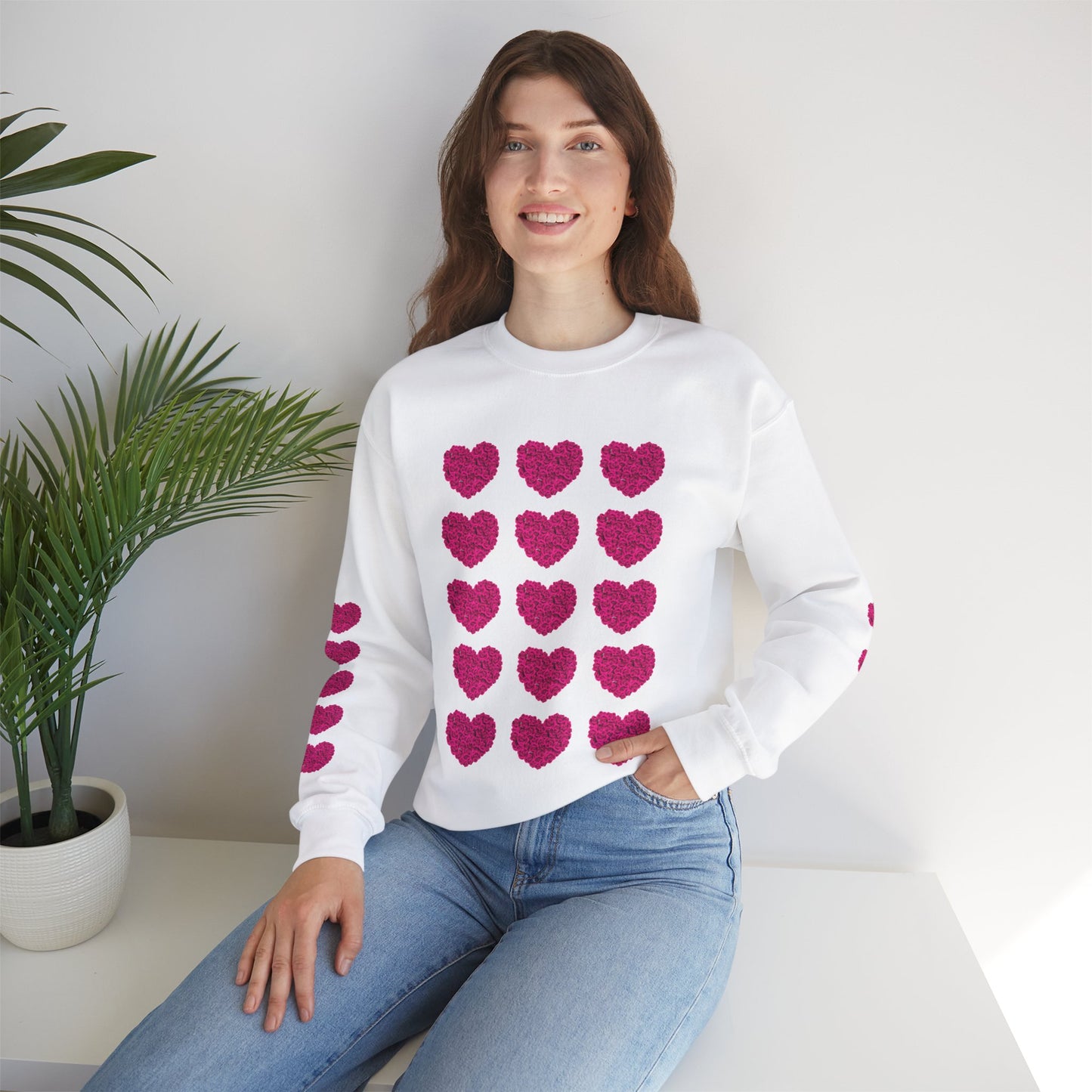 Rose Hearts Sweatshirt