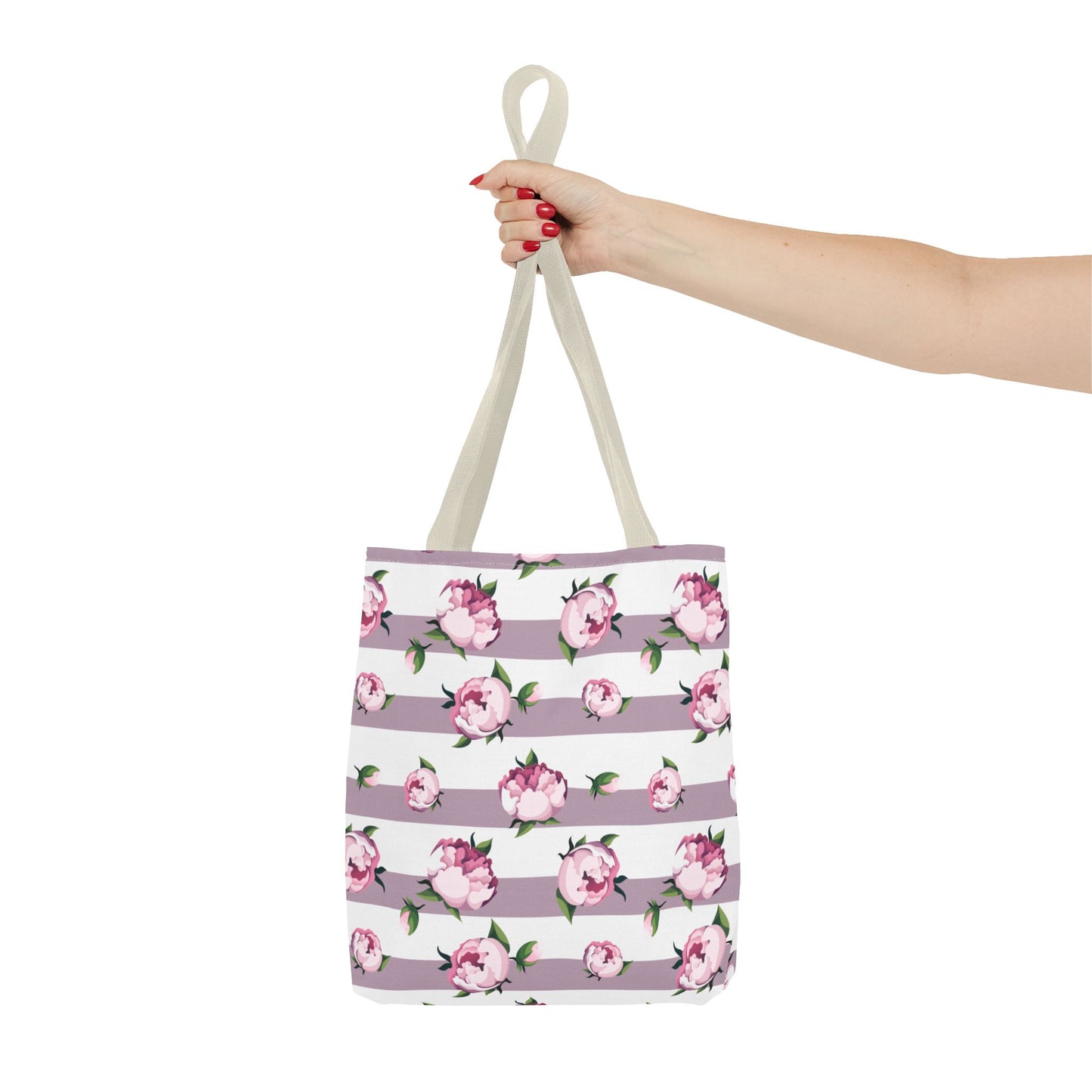 Floral Tote-Mauve