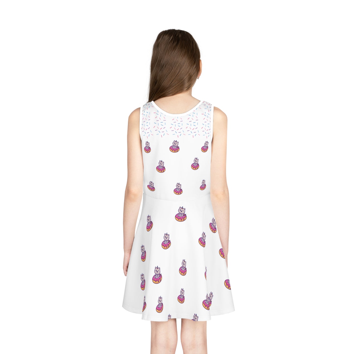 Kitty donut Dress-Kids