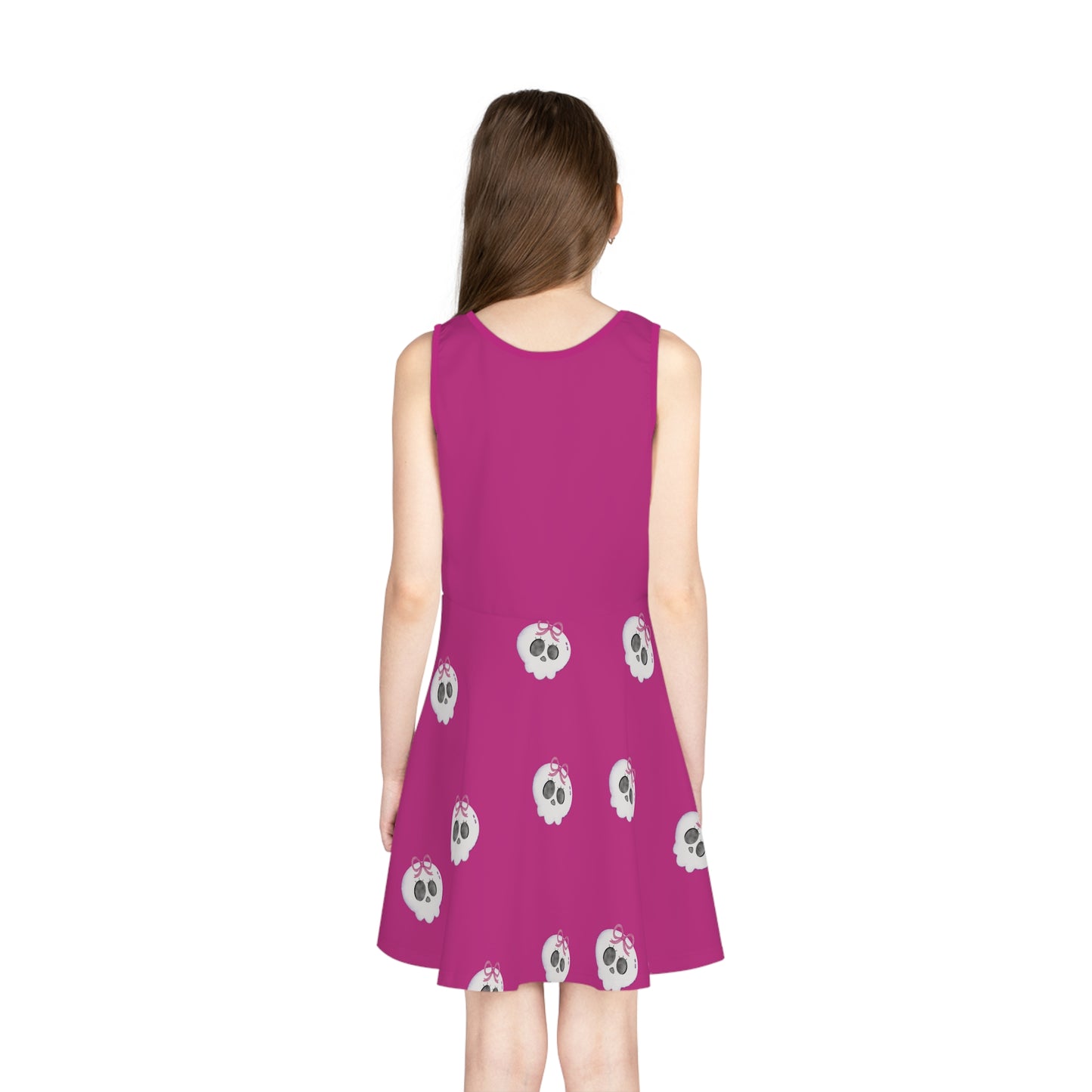 Bow Skull Dress-Kids