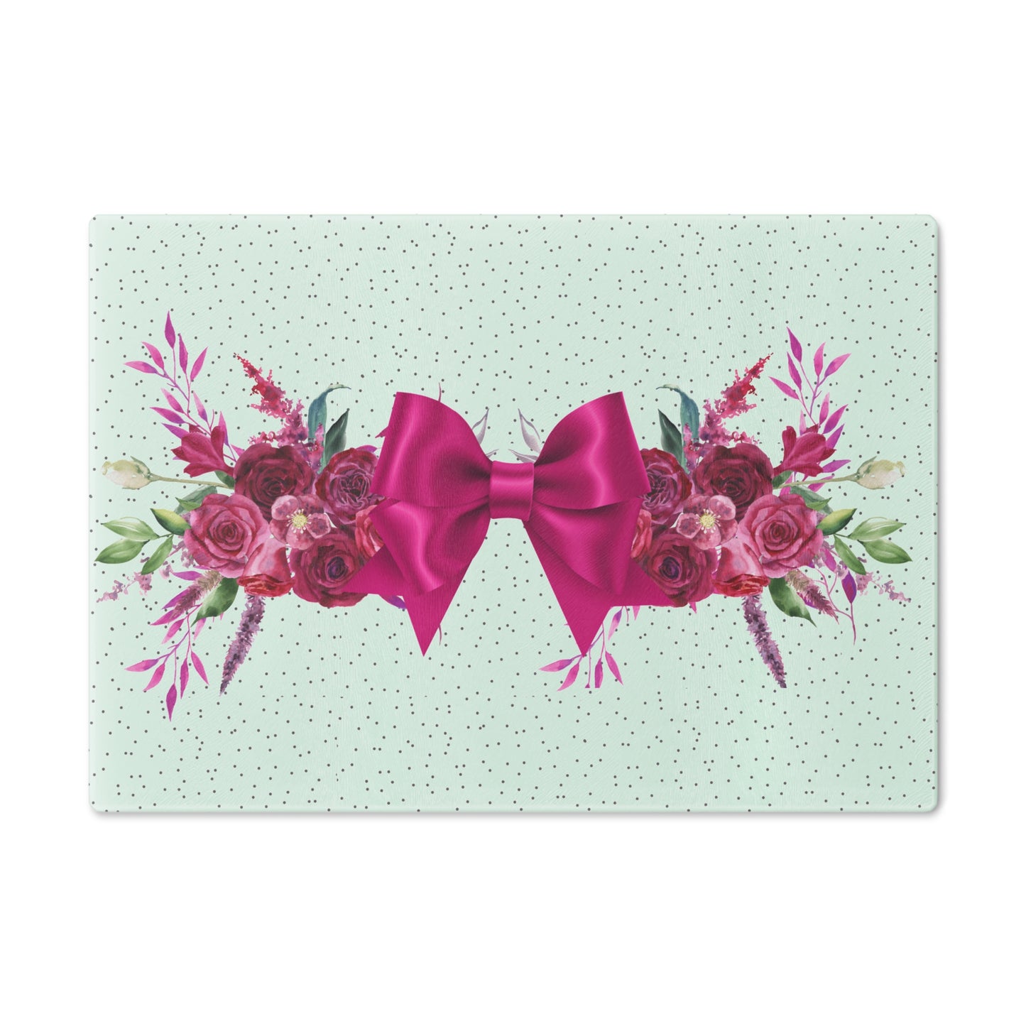 Floral Bow Cutting Board