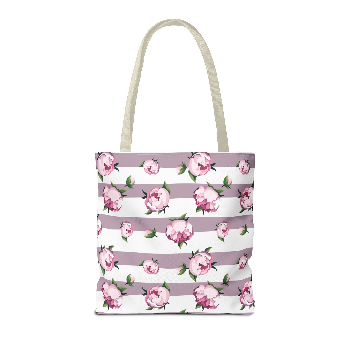 Floral Tote-Mauve