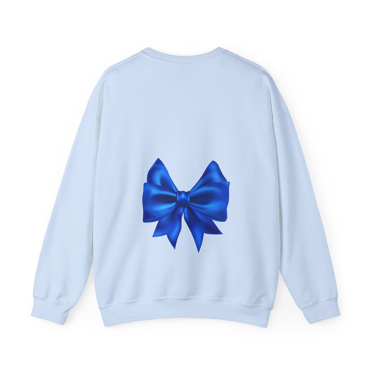 Blue Bow Sweatshirt