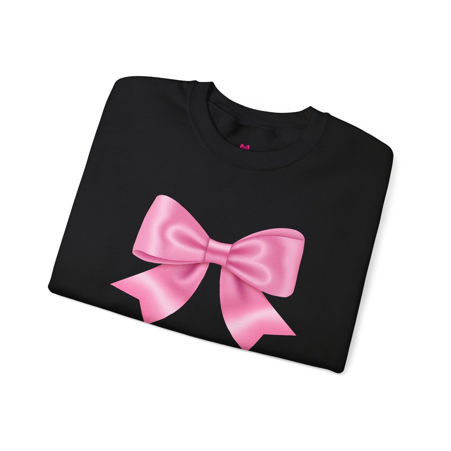 Pink Ribbon Bow Sweatshirt