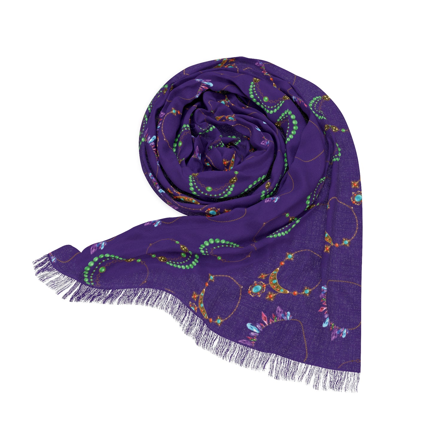 Purple Necklace Scarf
