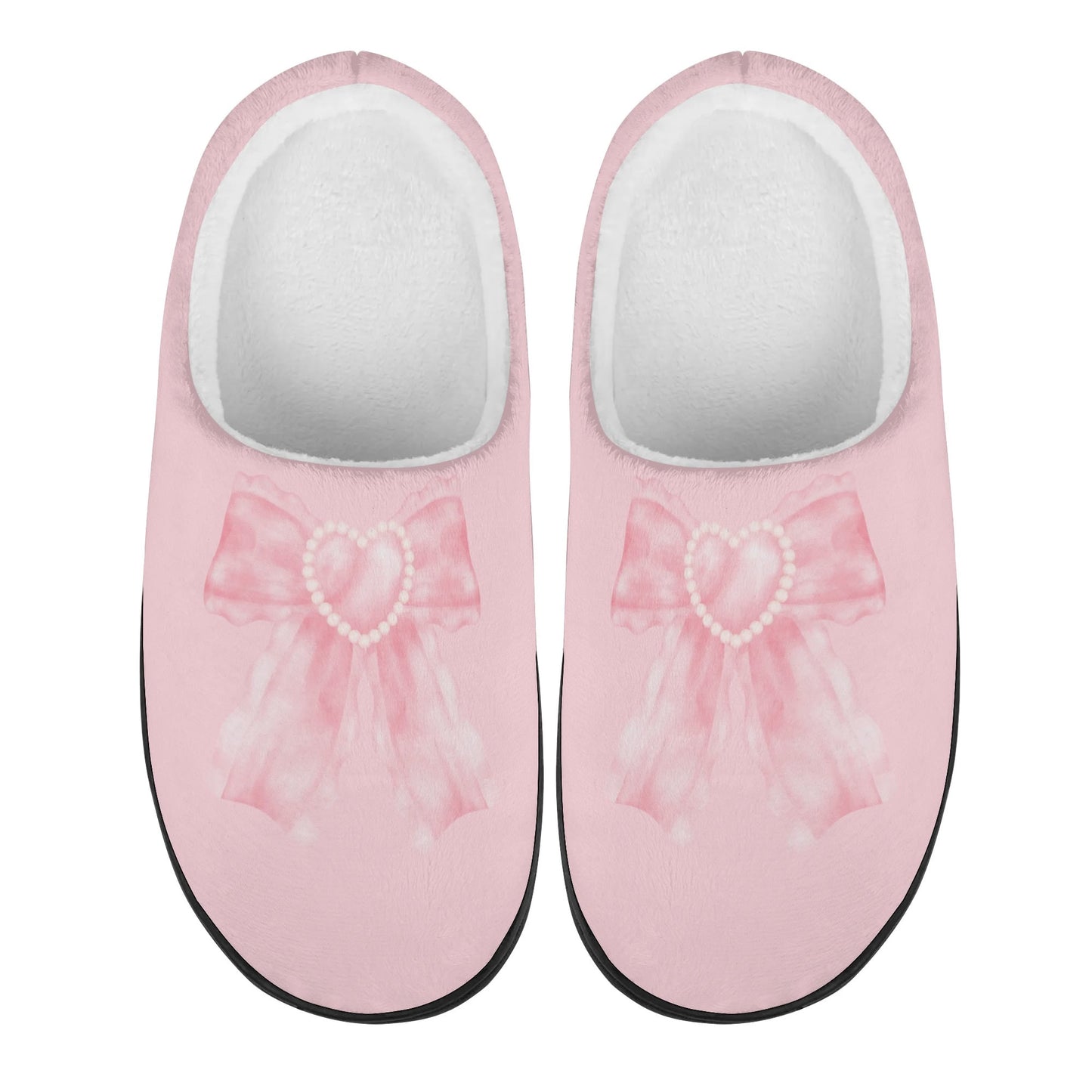 Bow Slippers-Pink