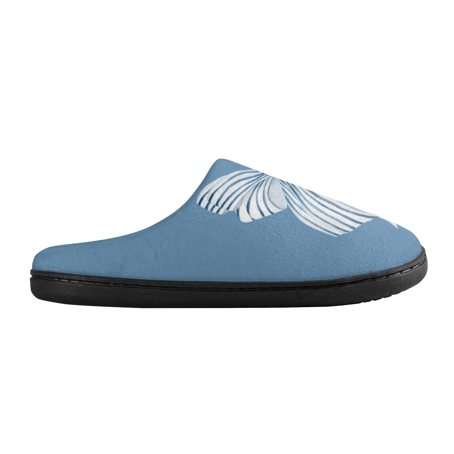 Bow Slippers-Blue