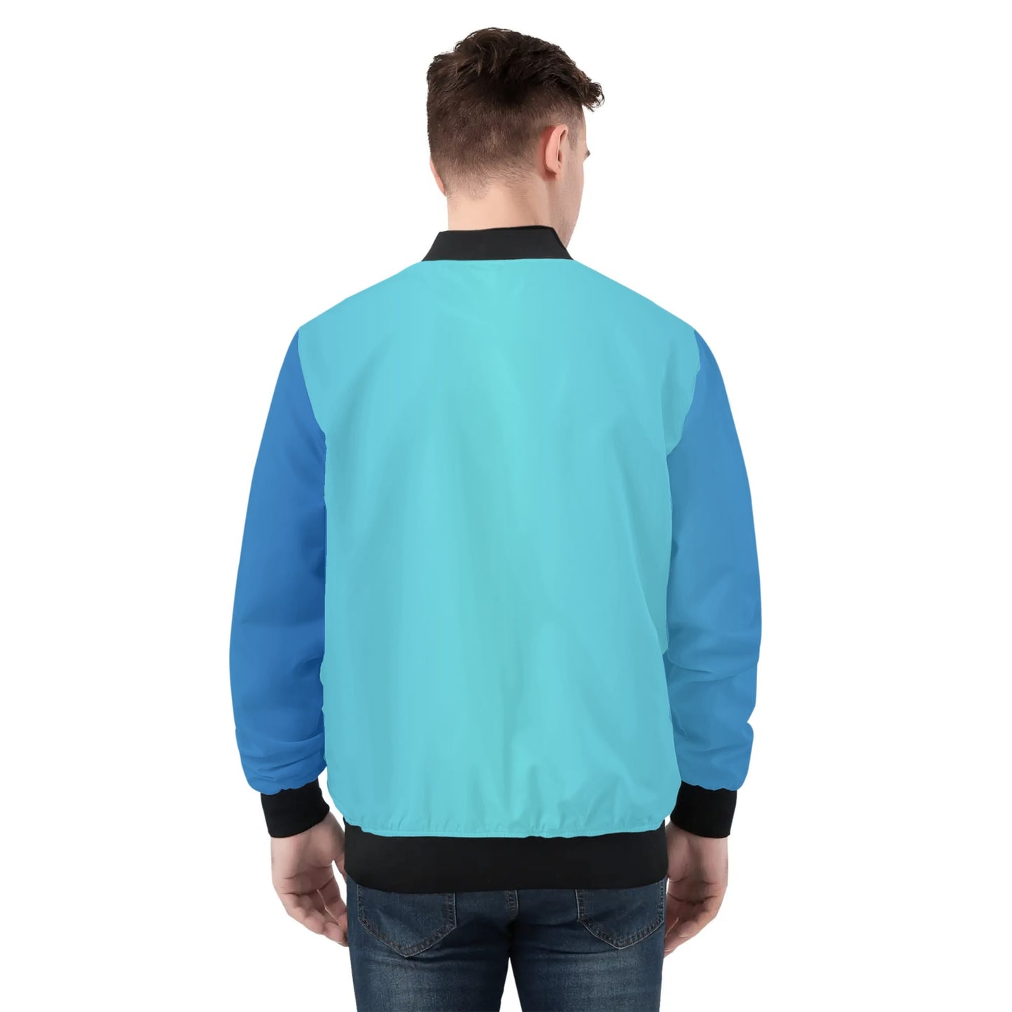 Mens Bomber Jacket-Ocean2