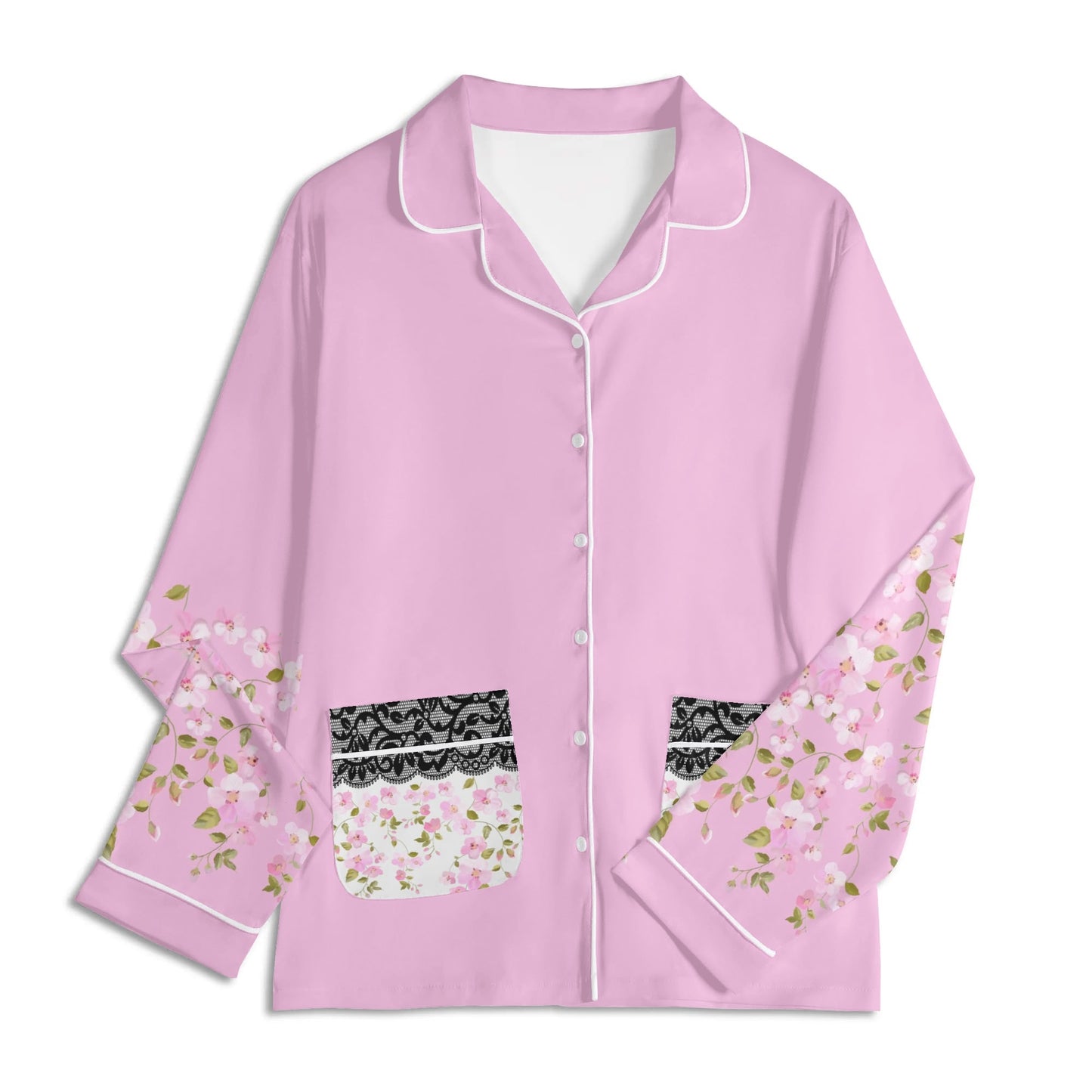 Blooming Nights PJ set-Petal Pink