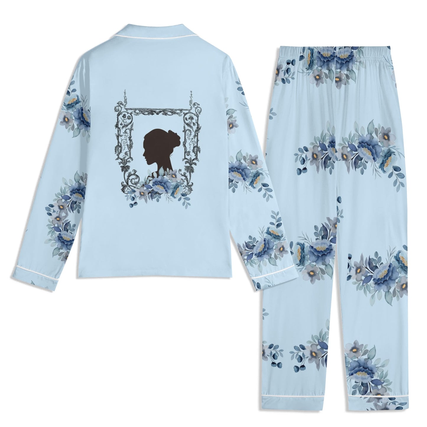 Blooming Nights PJ set-Blue Bells