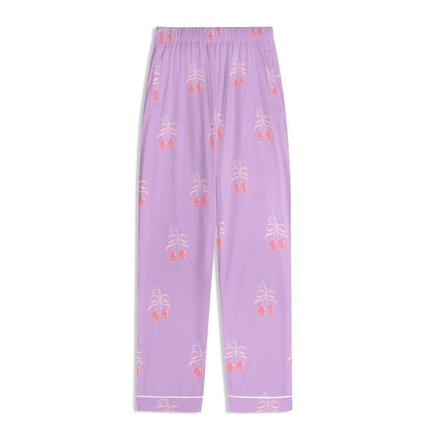 Bow and Cherries PJ Set