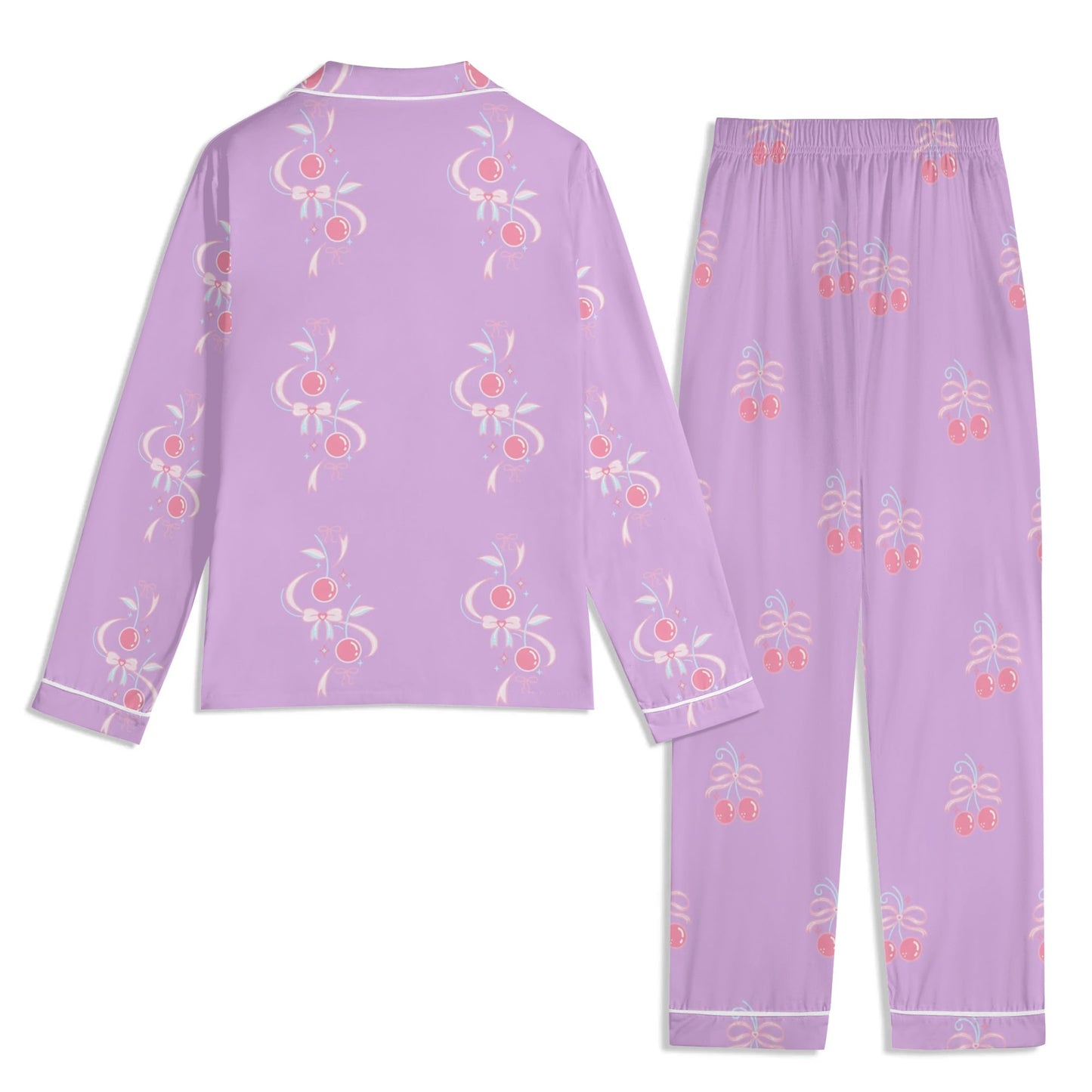 Bow and Cherries PJ Set