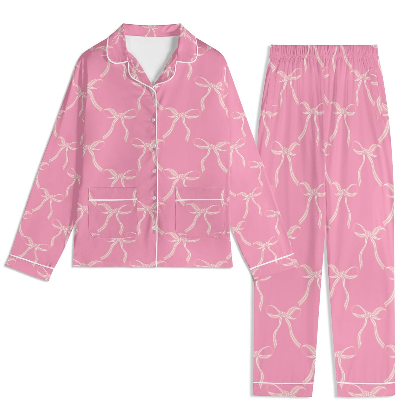 Pink Bow PJ Set