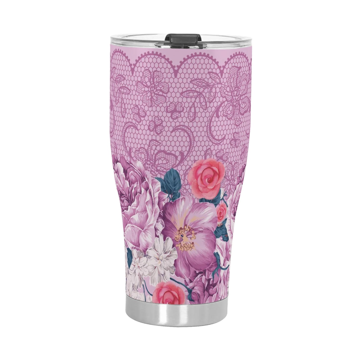 Damask Florals-Purple