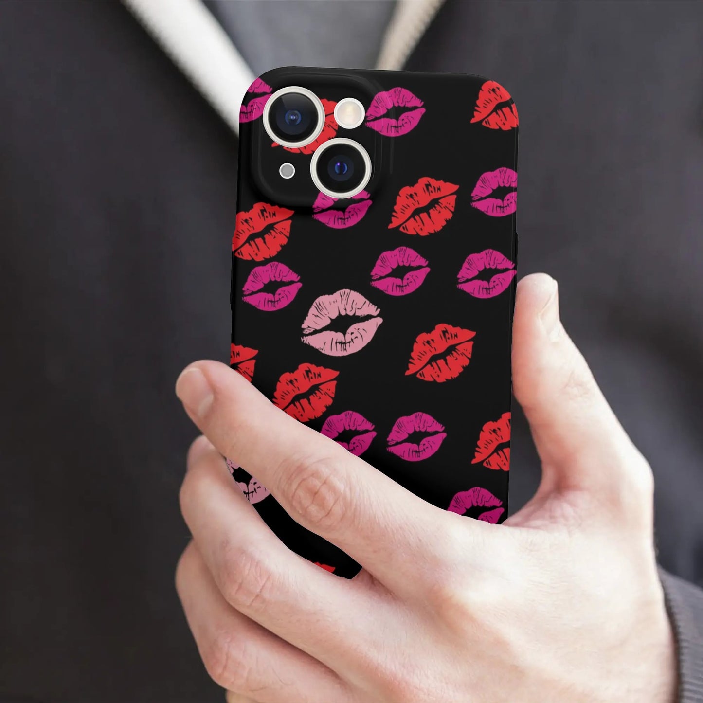 iPhone 15 Phone Case-Kisses