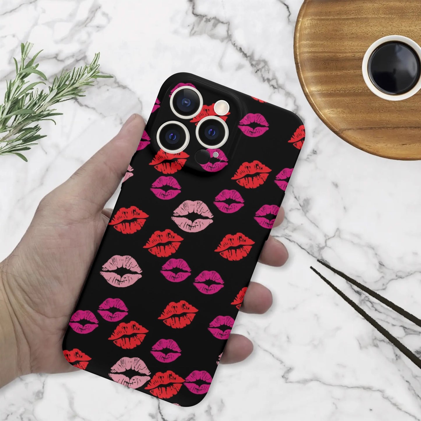 iPhone 15 Pro Max Phone Case-Kisses