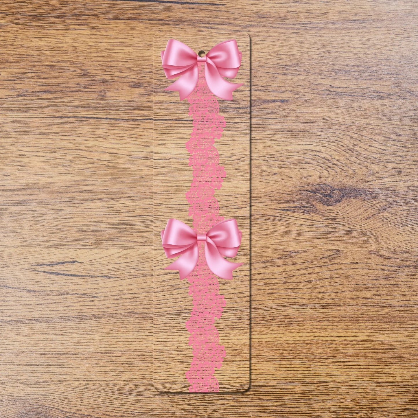 Pink Bow Bookmark