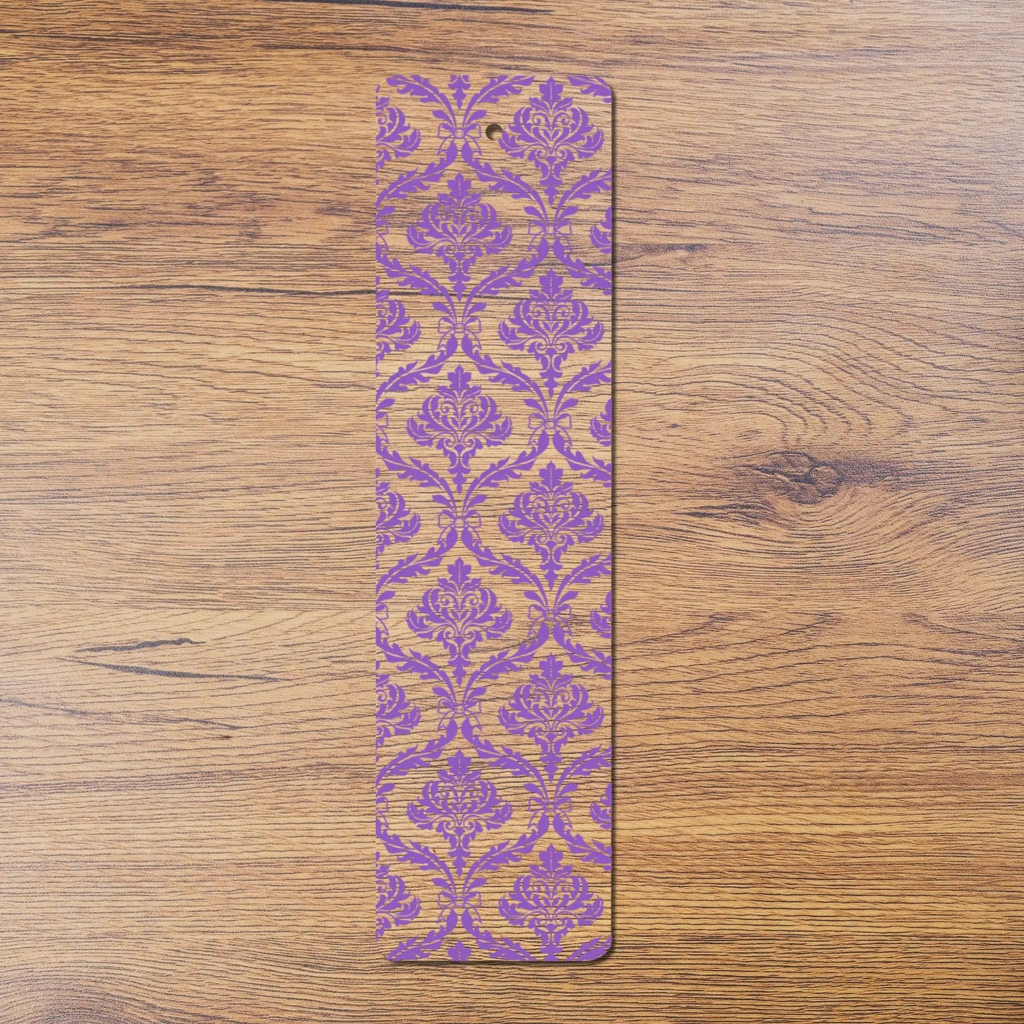 Purple Damask Bookmark