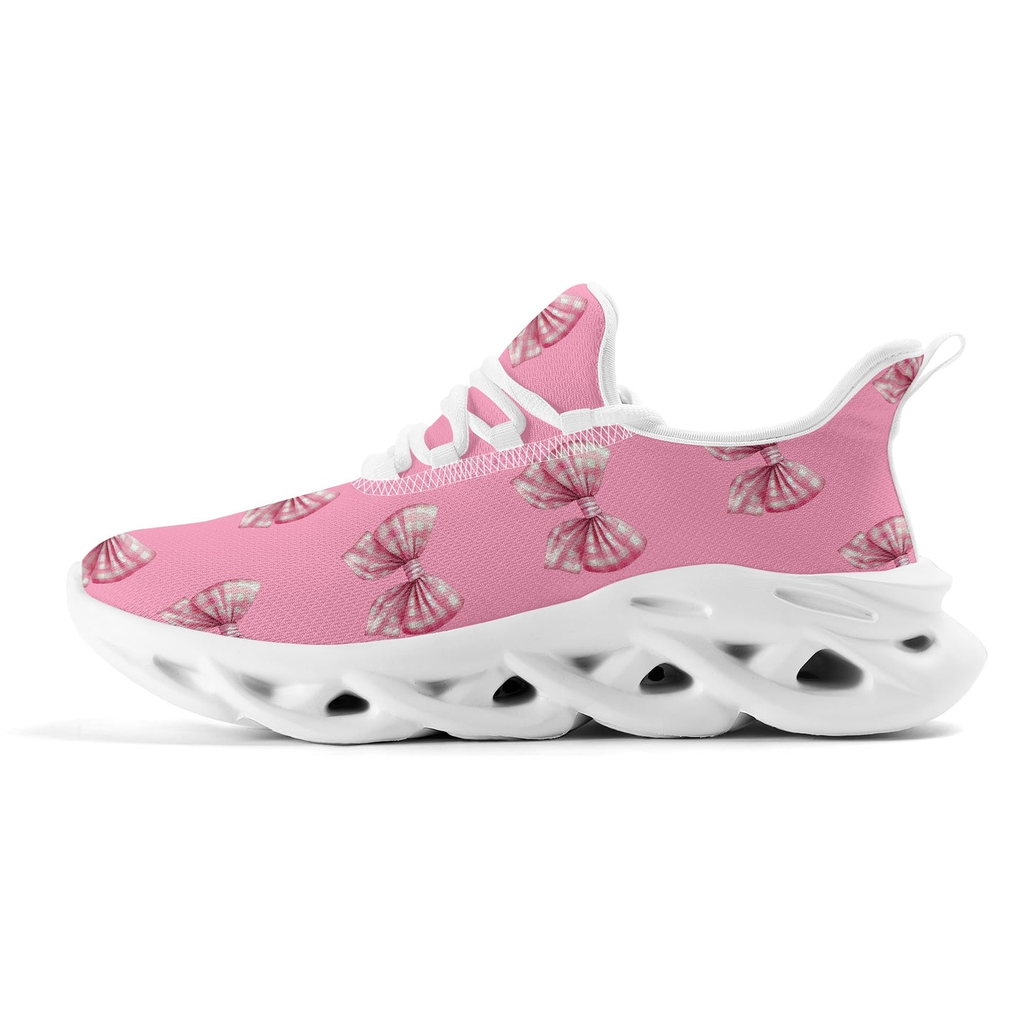 Pink Bow Sneakers