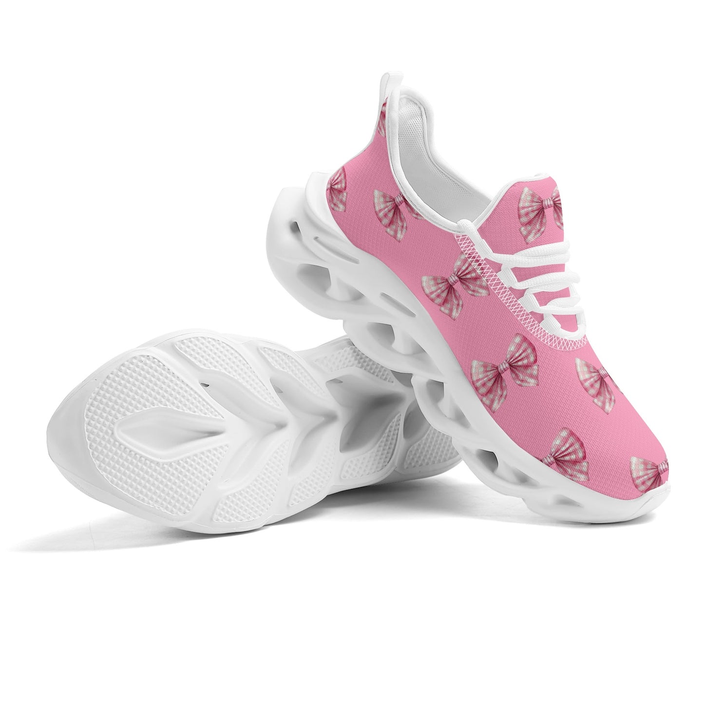 Pink Bow Sneakers