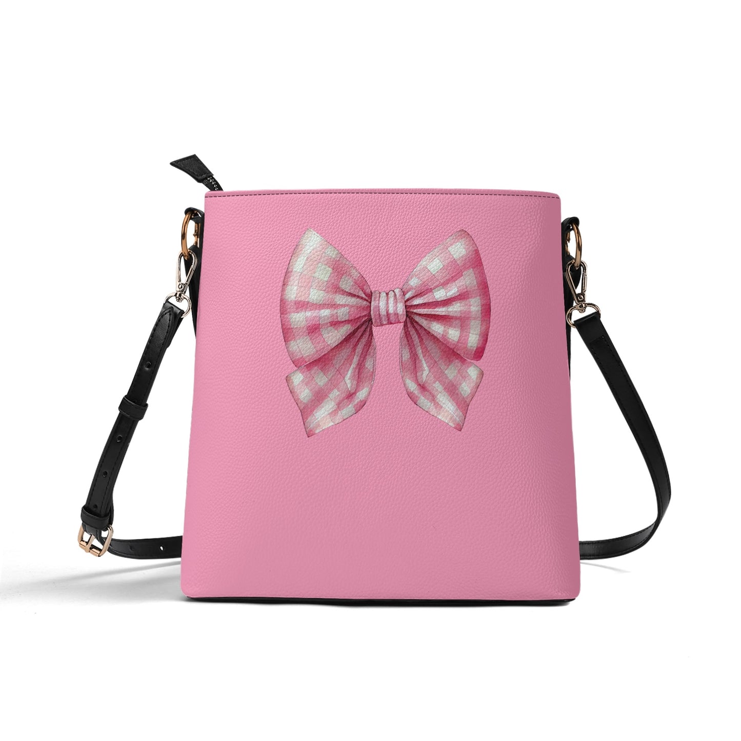 Pink Bow Bucket Bag