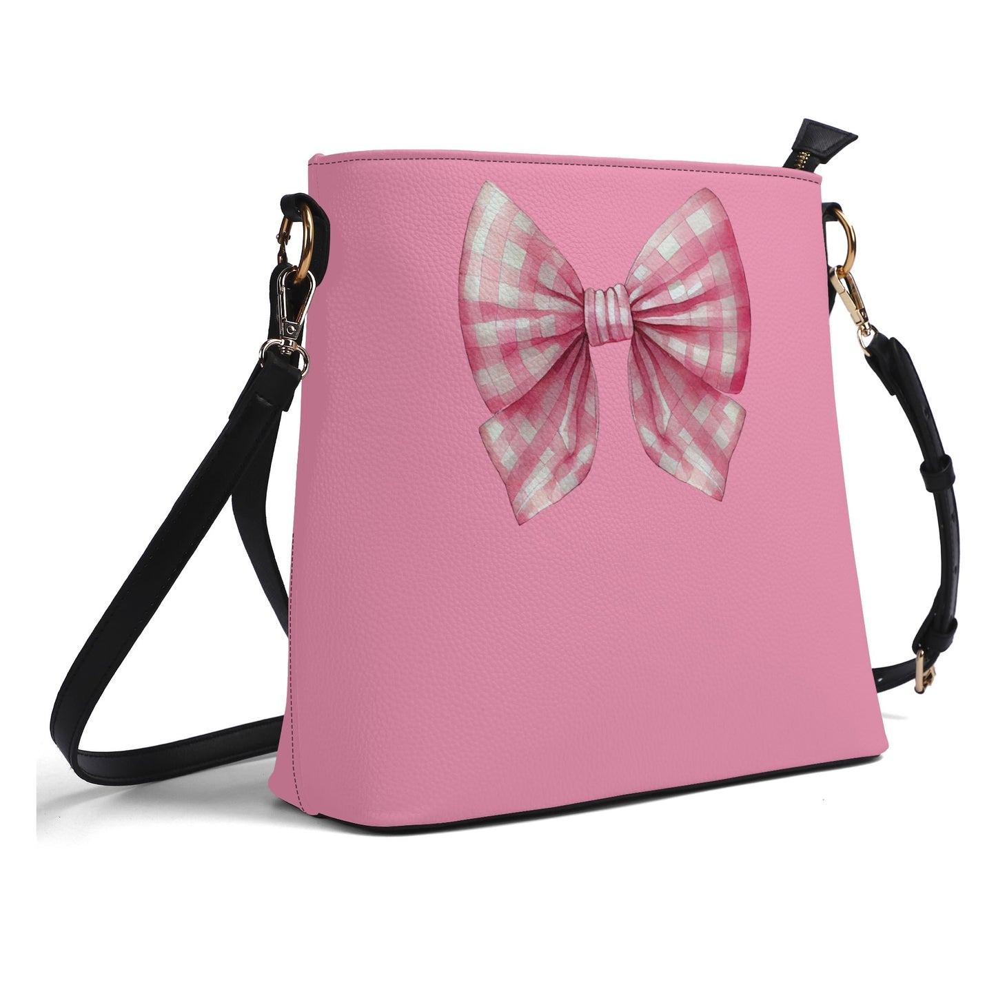 Pink Bow Bucket Bag