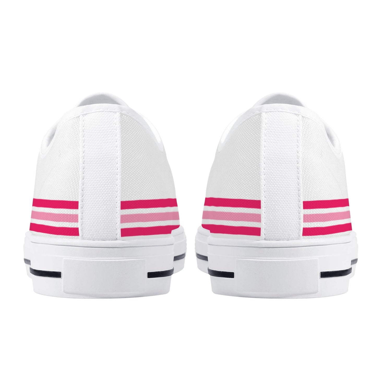 Pink Stripes Canvas Shoes