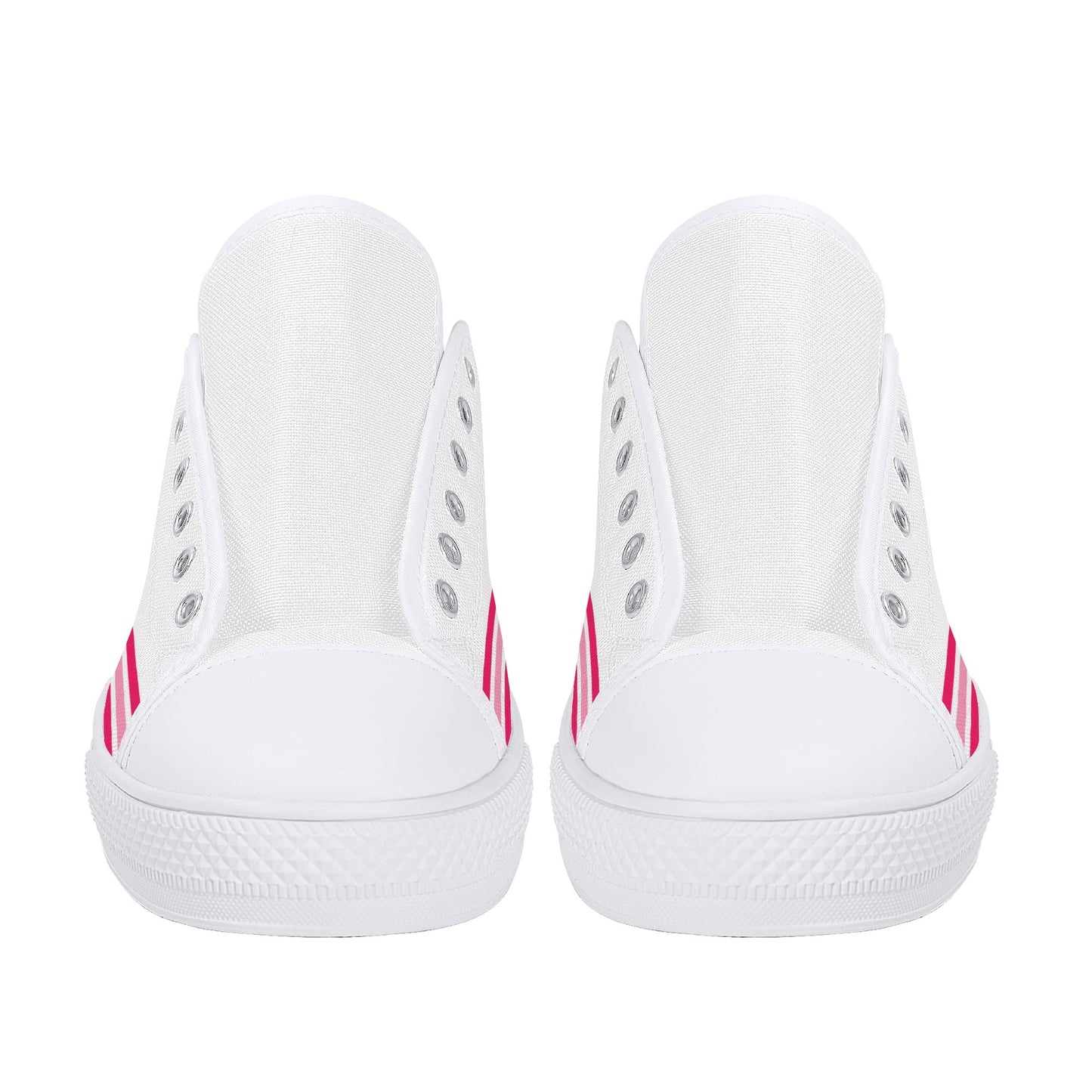 Pink Stripes Canvas Shoes