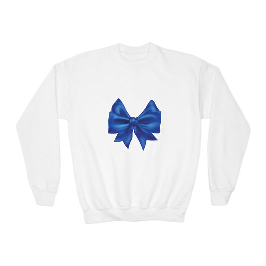 Blue Bow Sweatshirt(Kids )