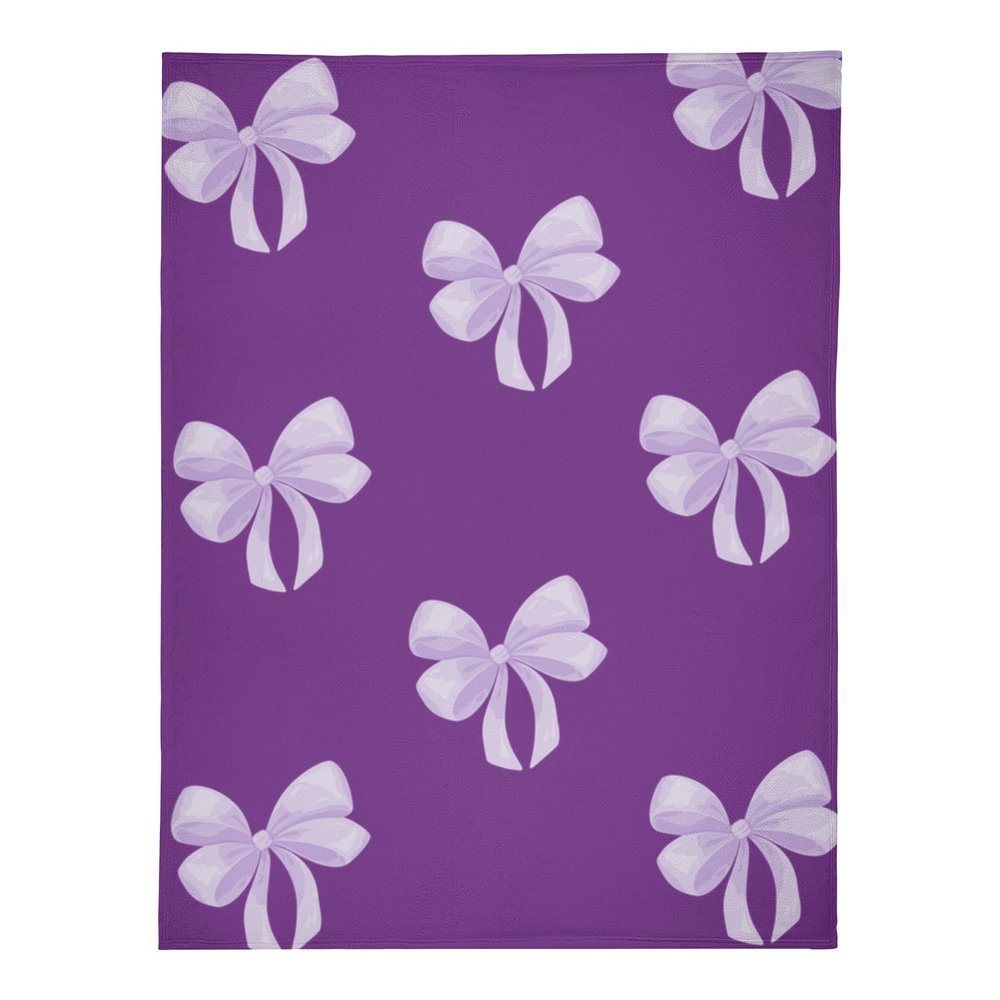 Dark Purple Fleece Blanket