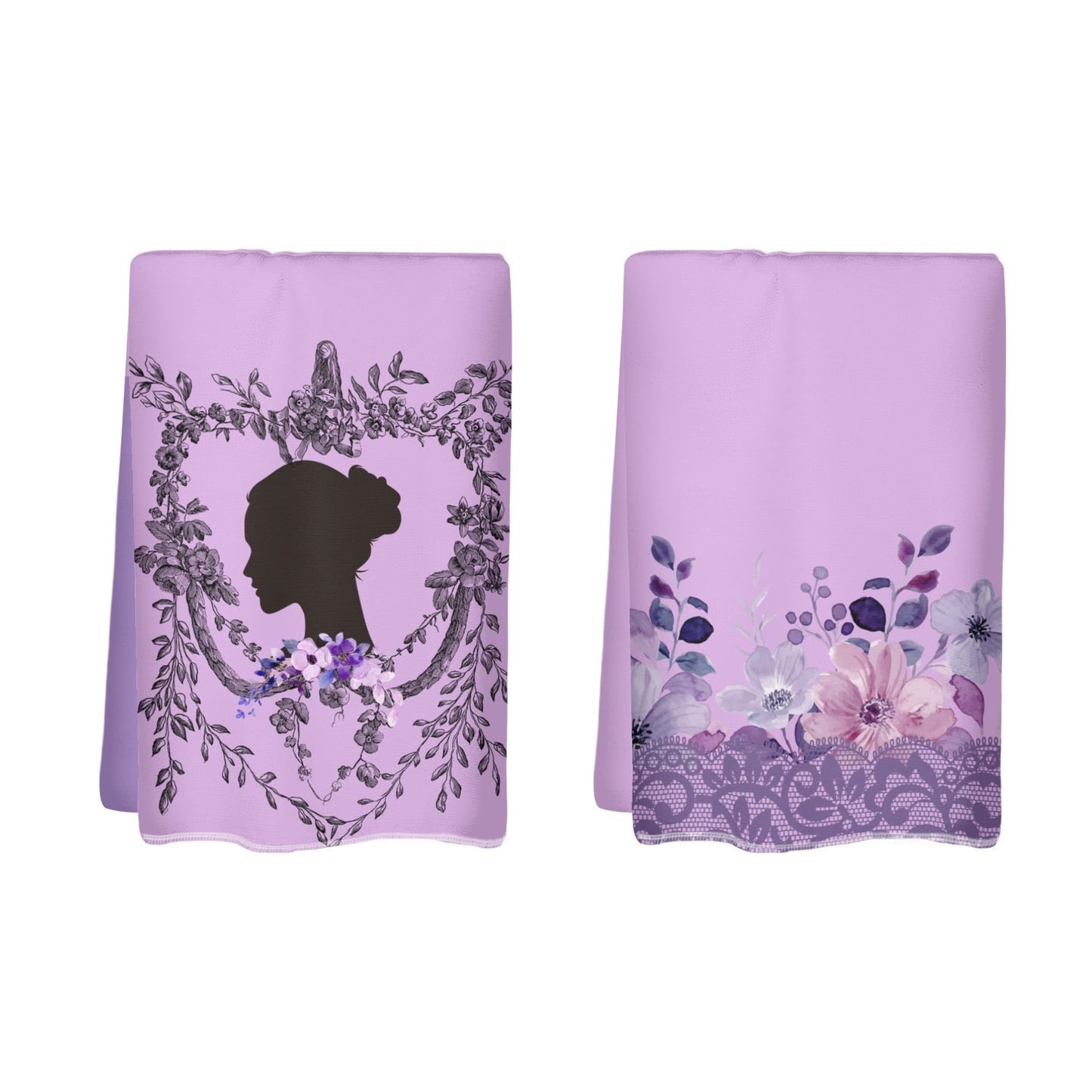 Bridgerton Towel set-Purple