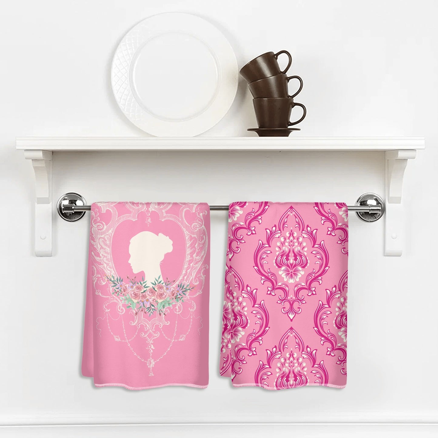 Bridgerton Towel set-Pink