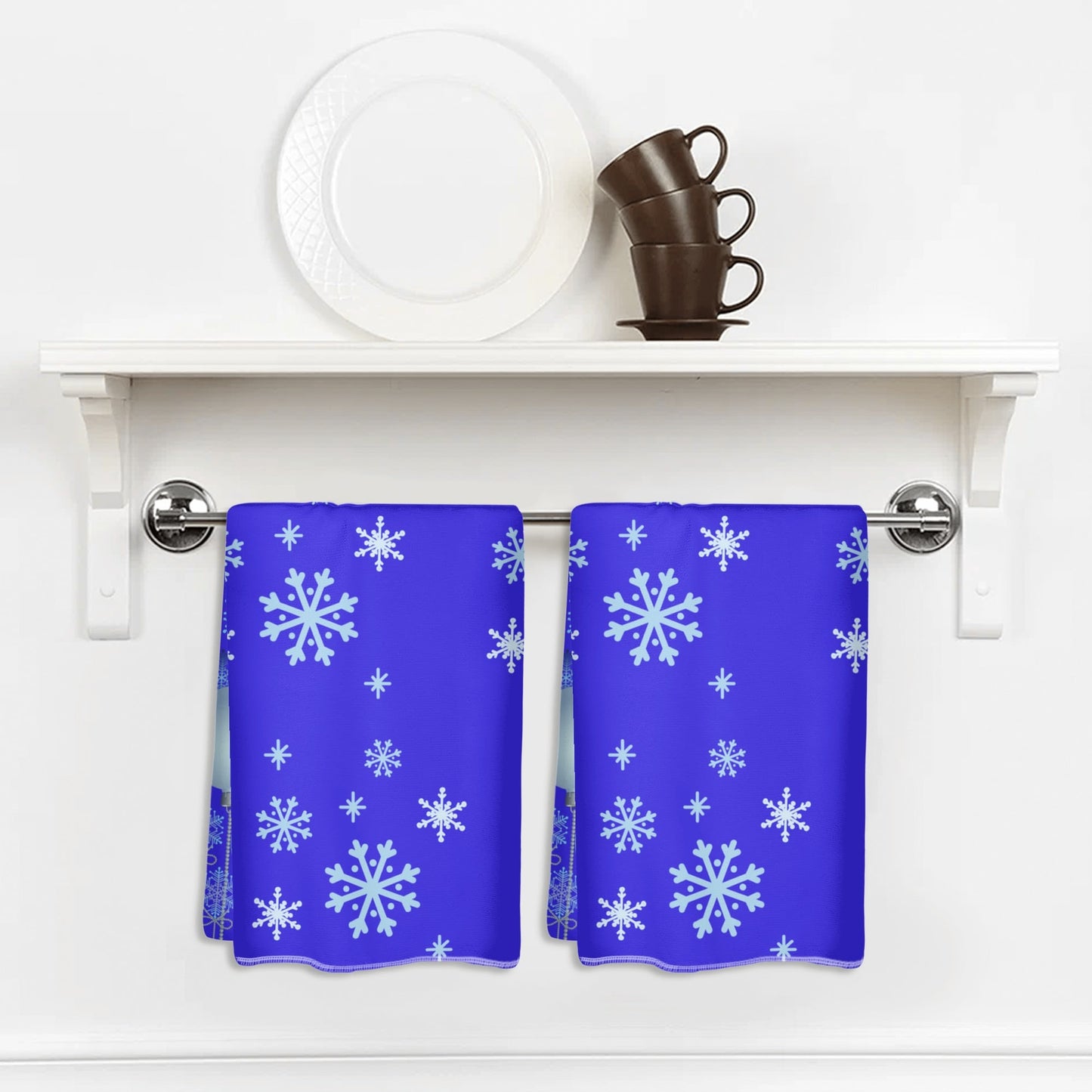 Blue Charm Hand Towel Set