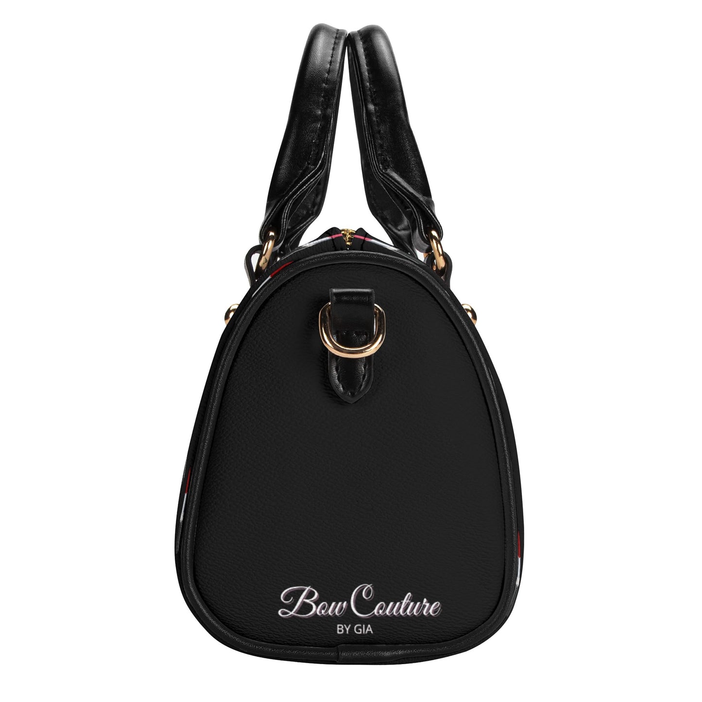 Silver Lipstick Bag-black