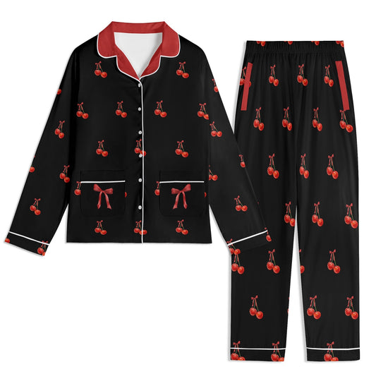 Cherries & Bows PJ set