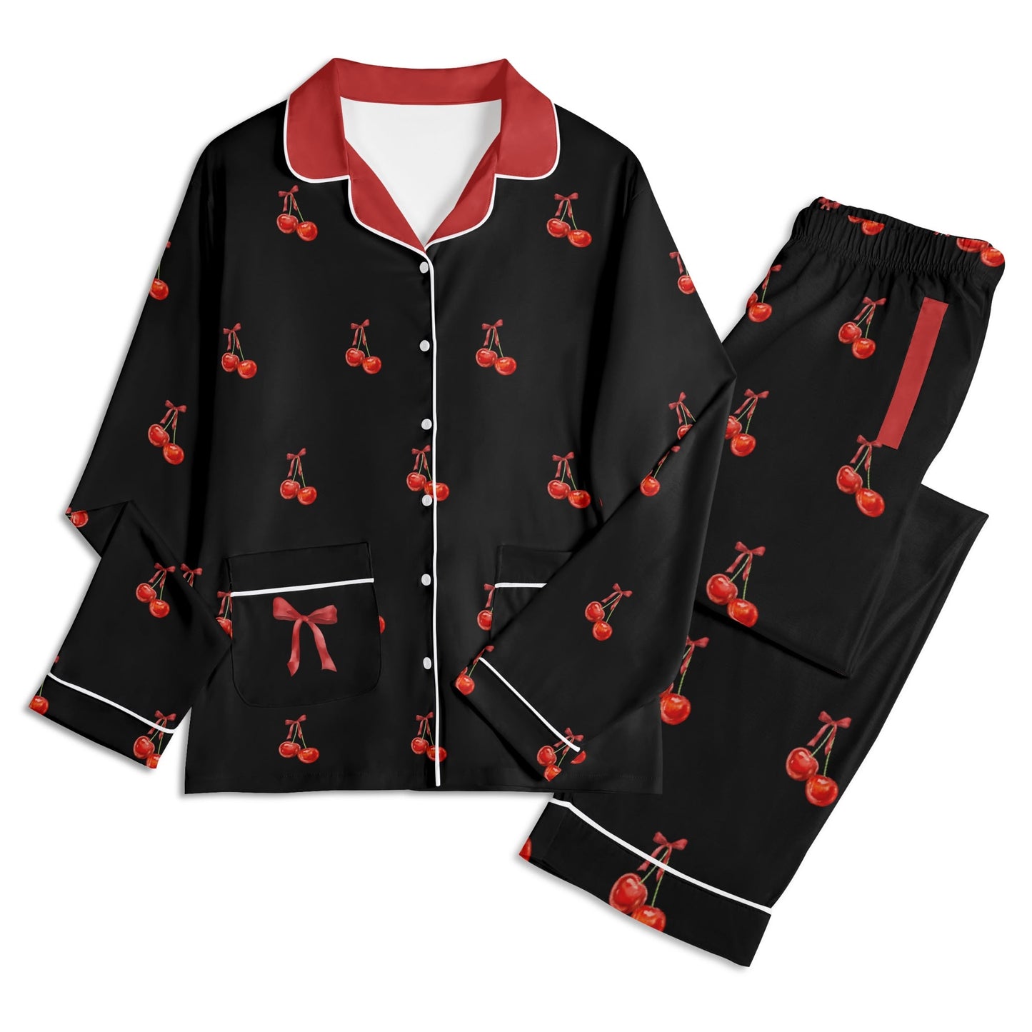 Cherries & Bows PJ set