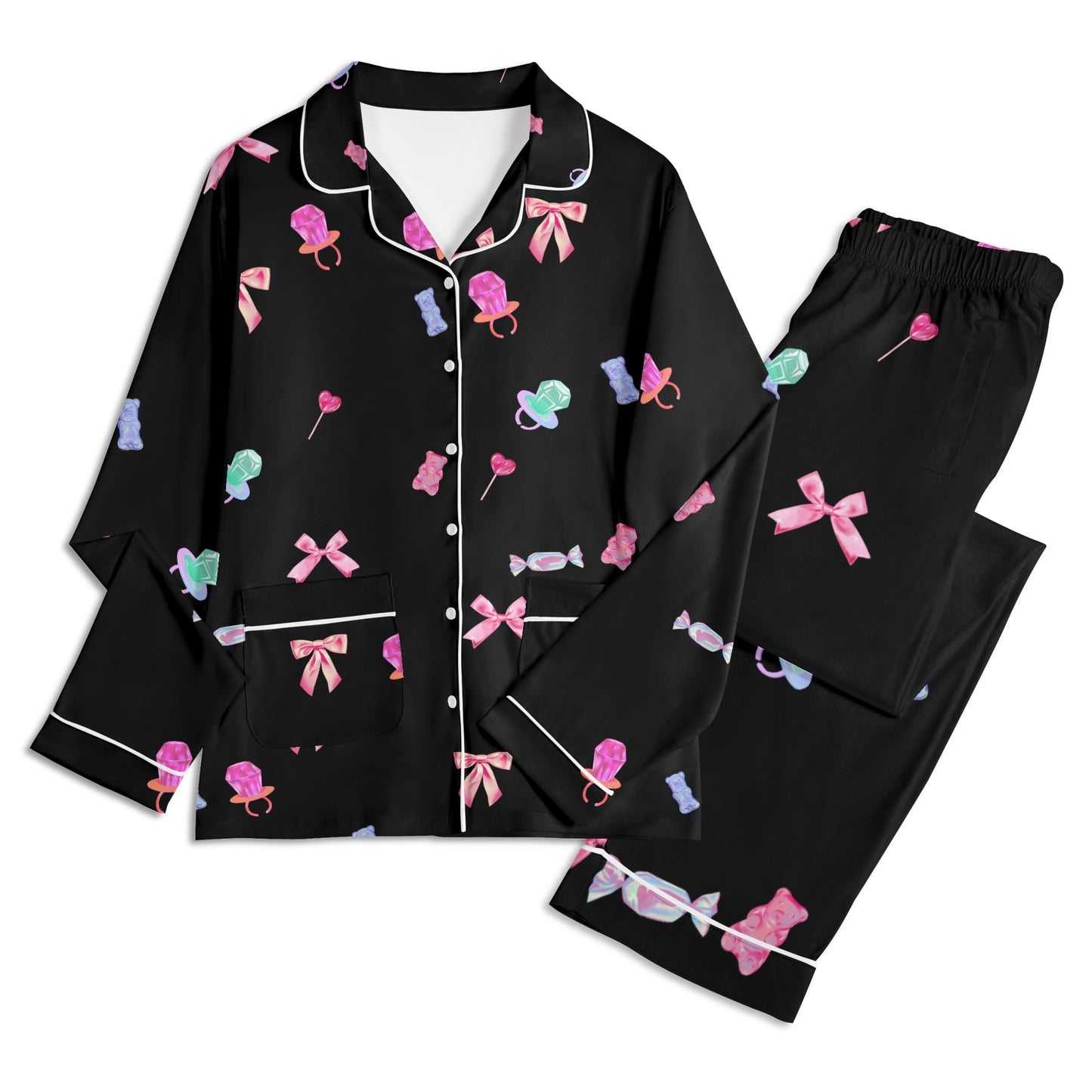 Candies PJ set-Black