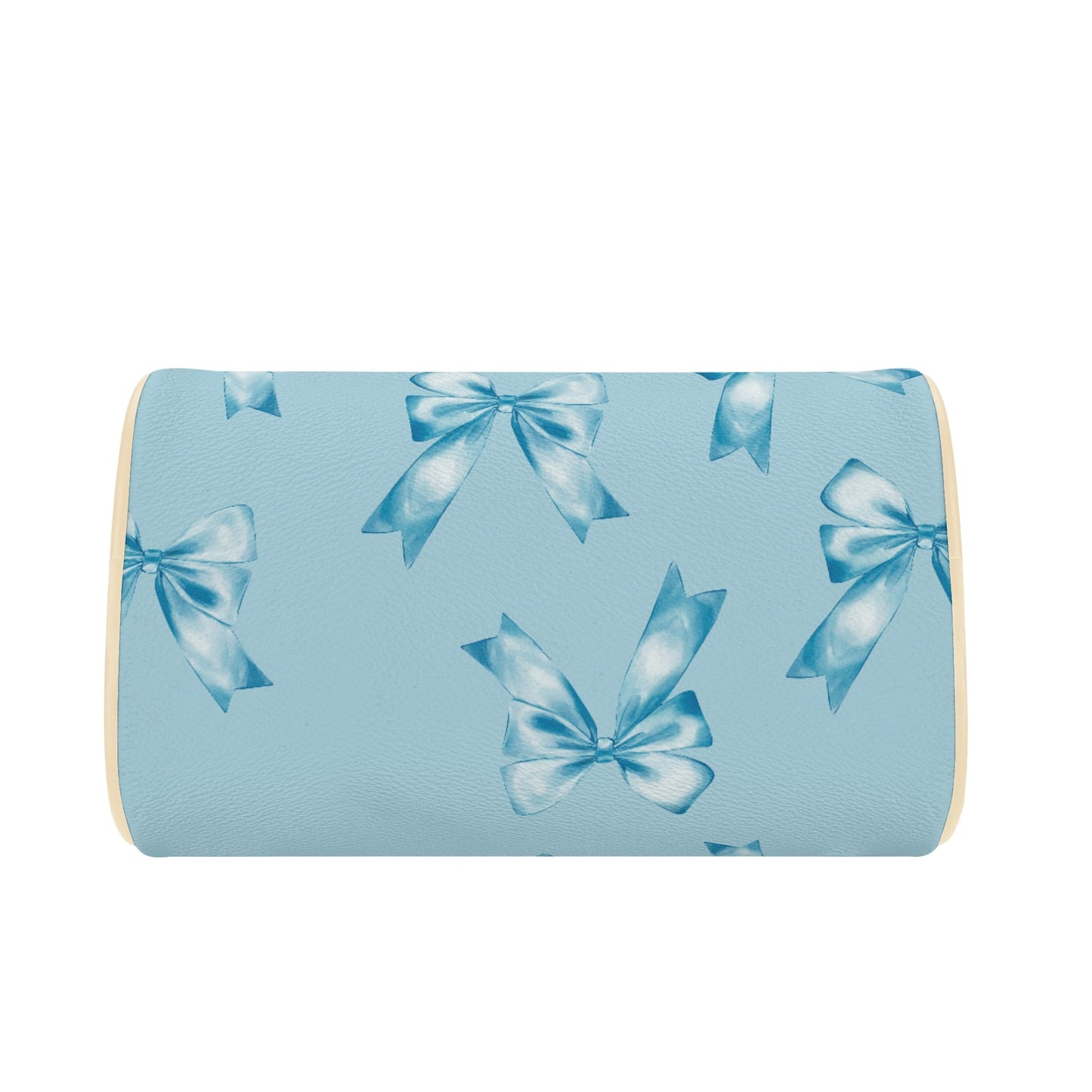 Blue Bows Boston Bag